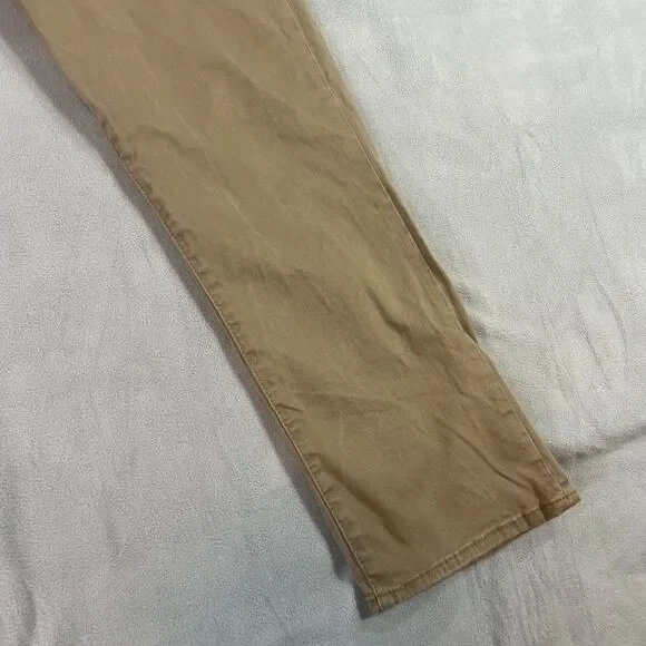 Lee Extreme Motion Pants Mens Size 34x30 Straight Fit Tapered Leg Tan Stretch - Picture 4 of 15